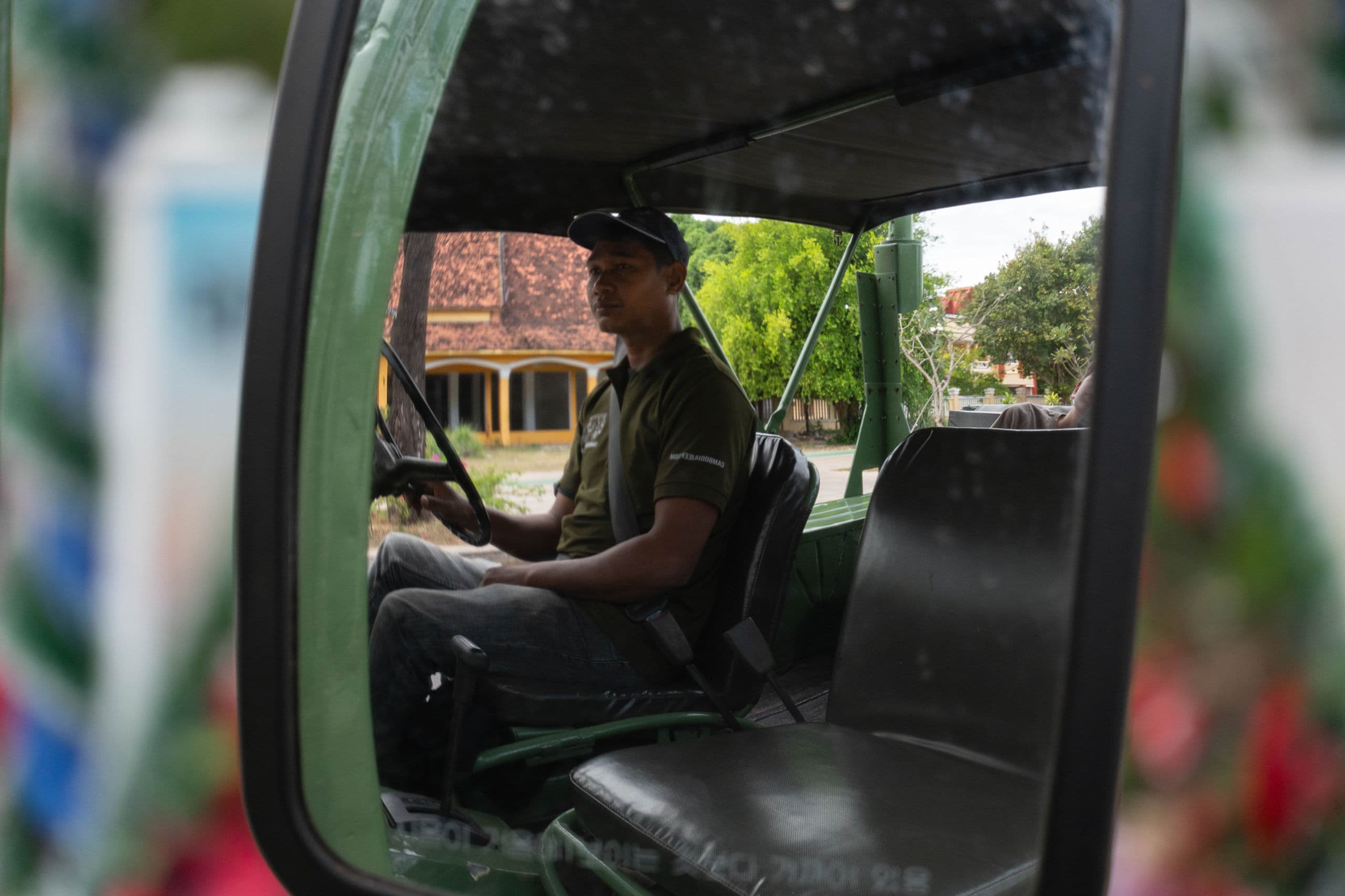 Vietnam and Cambodia — Man in mirror