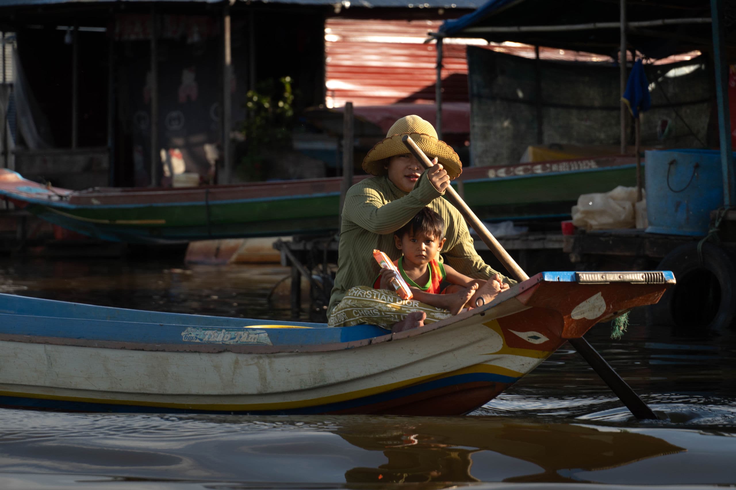 Vietnam and Cambodia — Mom and boy