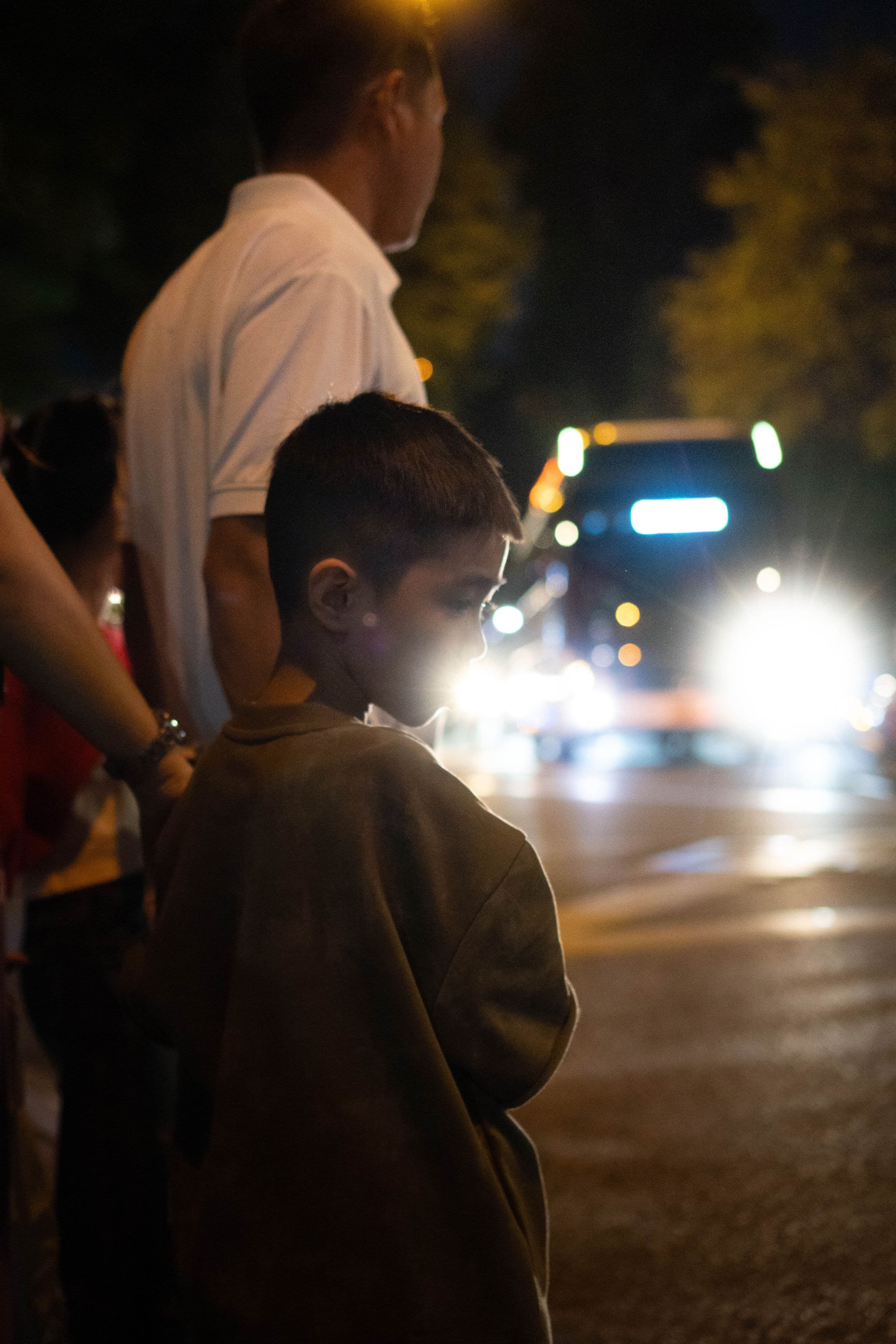 Vietnam and Cambodia — Boy by bus