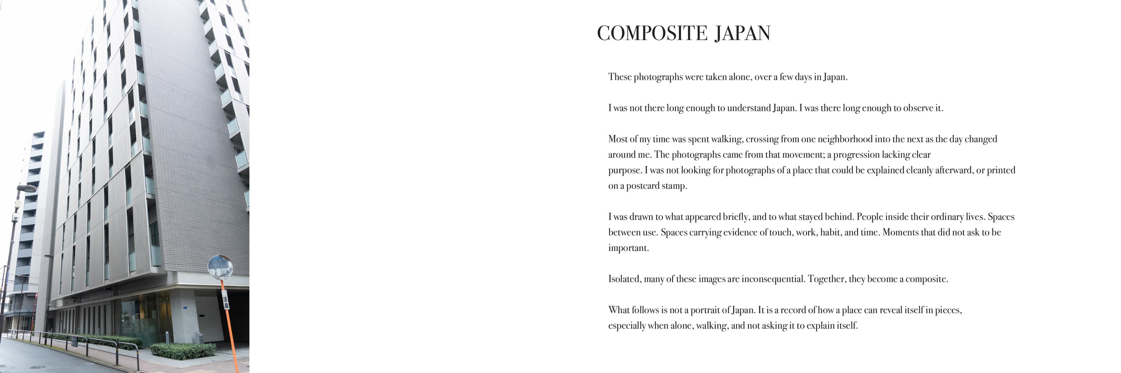 Composite Japan working introduction spread